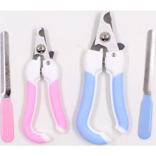 Pet Dog Nail Clipper Cutter Professional Stainless Steel Grooming Scissors Clippers for Animals Cats with Lock Size S L