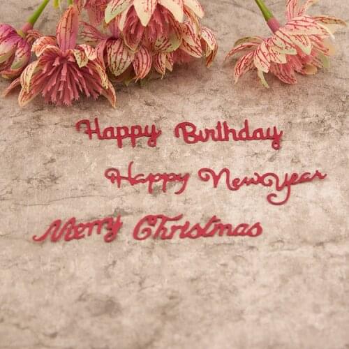 Metal wish words cutting Dies Stencils for DIY Scrapbooking/photo album Decorative Embossing DIY Paper Cards