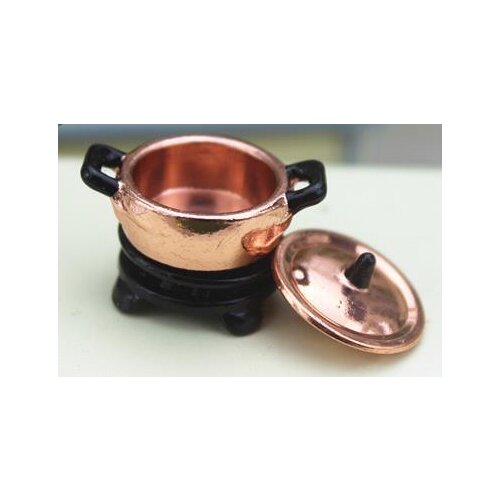 Dollhouse Miniatures Stainless Steel Buffet Stove