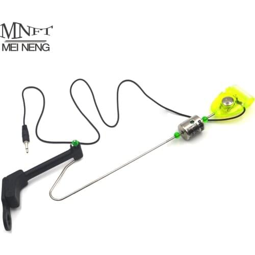 MNFT 3PCS*Chain Indicator Bait Alarm Illuminated Carp Fishing Swingers with 2.5mm Plug