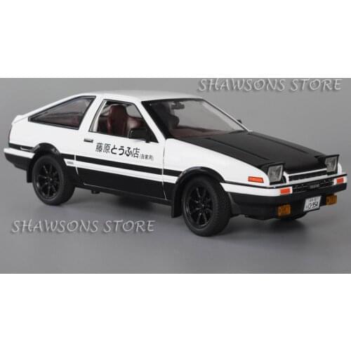 1:20 Scale Diecast Car Model Toyota Trueno AE86 Miniature Replica Pull Back Toy With Sound & Light Large