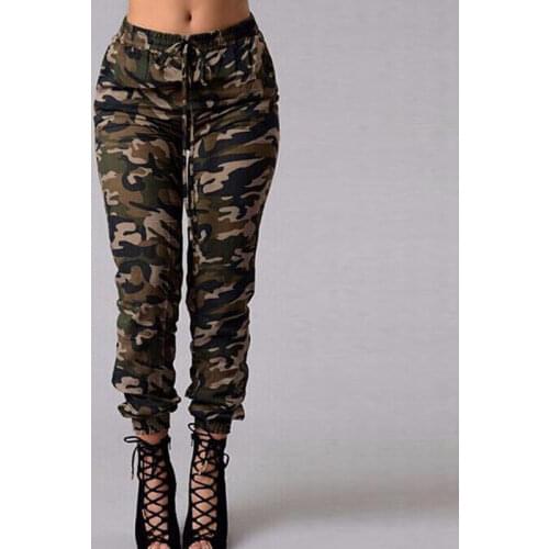 Fashion Womens Camouflage Army Skinny Fit Stretchy Jeans Pants waistband Convergent Ladies Femme Trousers HOT SALE Plus Size