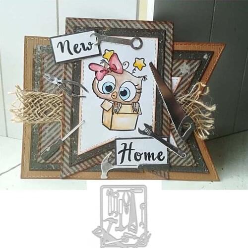 Hammer Tools Metal Cutting Dies Stencils for DIY Scrapbooking Photo Album Decorative Embossing Cards Cards Crafts Template 2019