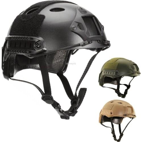 Half-covered Tactical Fast Helmet BJ PJ MH Outdoor Hunting Wargame CS Protection Helmets Army Military Airsoft Paintball Helmet