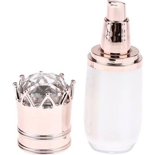 Portable Plastic Pump Bottle Makeup Lotion Vials for Outdoor Travel 10ml