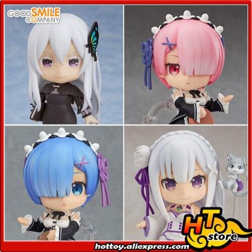 SALE0a 100% Original Good Smile Company Action Figure - Echidna Ram Rem Emilia From ''Re:ZERO -Starting Life in Another World