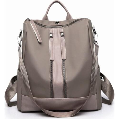 School Backpack for Teenage Girls Mochila Feminina Escolar Women Backpacks Nylon Casual Laptop Bagpack Female Sac A Dos