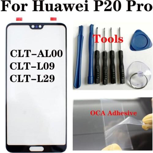 Shyueda For Huawei P20 Pro CLT-AL00 CLT-L09 CLT-L29 Outer Front Screen Glass Replacement Parts