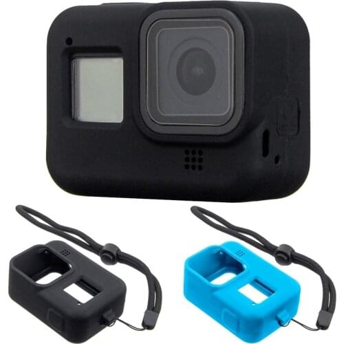 Silicone Camera Case for GoPro Hero 9 Durable Silicone Shell Set Camera Casees Non-slip Wear-resistant Portable Camera Case