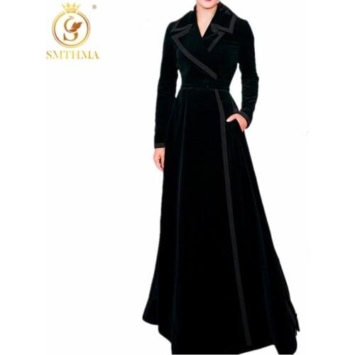Женские черные плащи SMTHMA China At AliExpress