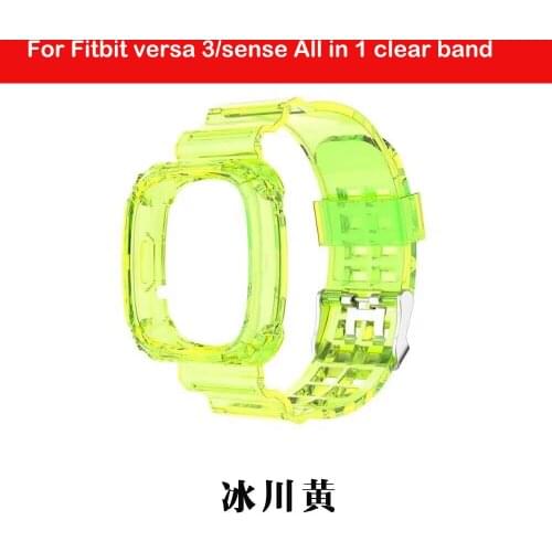 New arrival Sport Bands for Fitbit Versa3 /Sense Silicone Watch Strap Wristband for Versa 3 replacement Strap