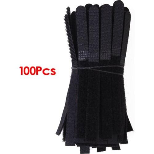 NEW Hot Approximately 100pcs Cable Tie Cable Ties Black Straps 130*10mm