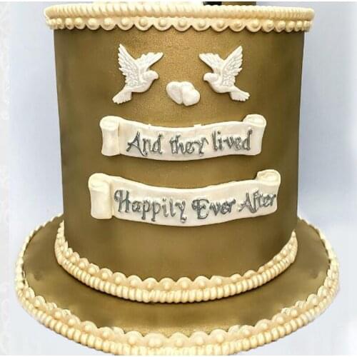 Sugarcraft Love Dove Wedding silicone mold fondant mold cake decorating tools chocolate gumpaste mold