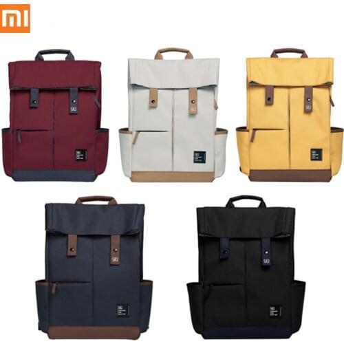 Xiaomi Mijia Urevo 90fun Men Women College School Leisure Backpack 15.6 Inch Waterproof Laptop Bag Rucksack Outdoor Travel