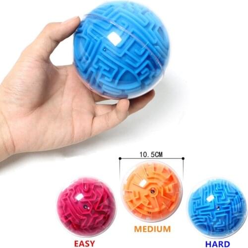 Magic 3D Perplexus Amaze Maze Ball Interesting Labyrinth Puzzle Game Challenging Three-dimensional Educational IQ Creator Toys