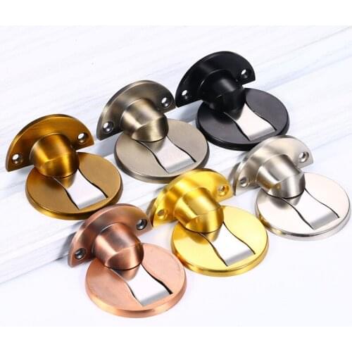 Anti-kick Door Sucking Invisible Non-punch Positioning Bedroom Silent Anti-collision Top Touch Plate Door Touch Floor Suction