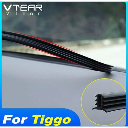 Vtear For Chery Tiggo 4 2020 Dashboard Soundproof strip Trim Car interior edge strip cover decoration styling accessories parts