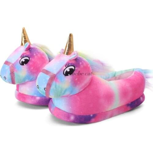 Kids Homewear Shoes Cartoon Animal Children Sleepwear Slippers Unicorn Toddler Cute Shoes Soft Comfortable Baby Boy Girls Shoes
