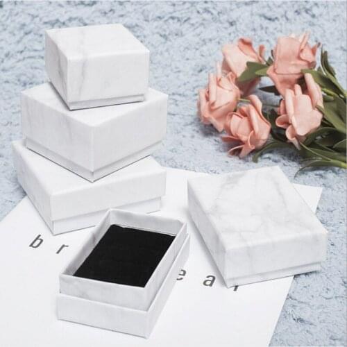 1pcs marble earth pearl box gift box high grade decorative box packaging small boxes
