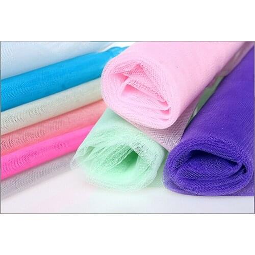 10M/Lot Medium-hard Mesh Fabric For Dress Wedding Decoration Handmade Diy Yarn Apparel Fabric