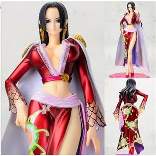 Anime One Piece Portrait of Pirates Boa Hancock Red Ver. PVC Figure Model Toy