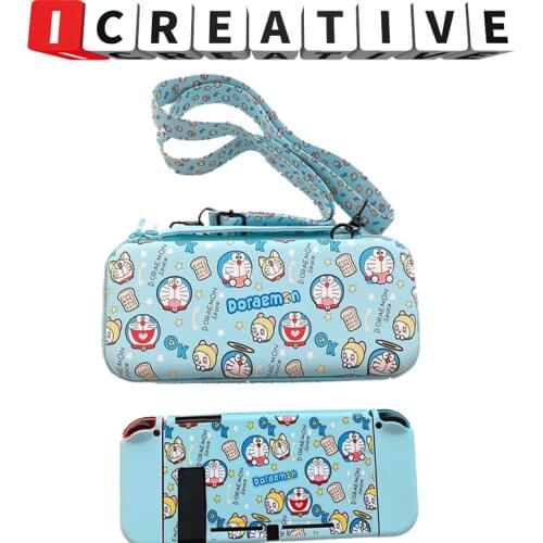 ICREATIVE Portable Nintendo Switch Lite Console Carrying Bag TPU Soft Rubber Nintendo Switch Travel Package Kit Accessories