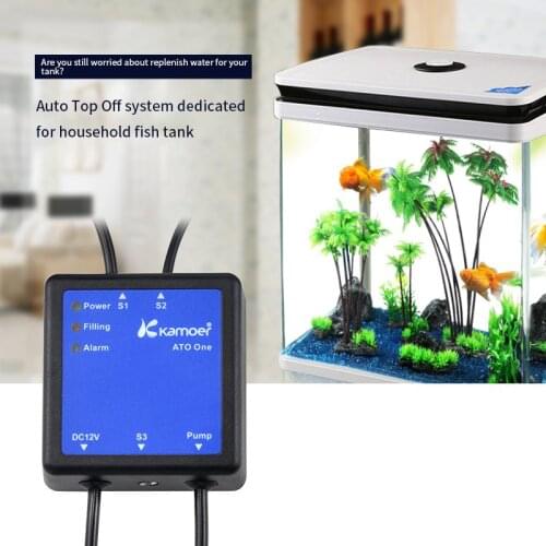Kamoer Aquarium Triple Sensor ATO Complete Solution Optical Sensing Auto Top Off Auto Water Filler w/ Anti-Overflow Sensor S3