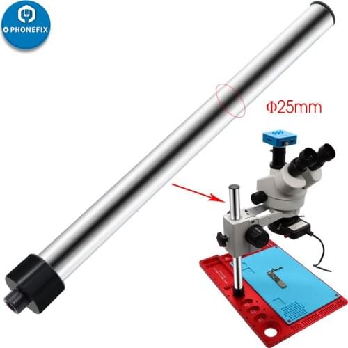 Diameter 25mm Microscope Metal Bar Rod Bracket Pillar for Digital Video Camera Microscope Parts Stand Holder Accessories