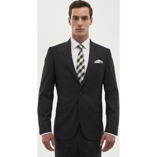 Mens Dark Navy Blue Regular Fit Suit 62-6 DROP Quality, reasonable, 63 Polyester, 34 of viscous, 3 Elastane, Straight Dark Navy Blue