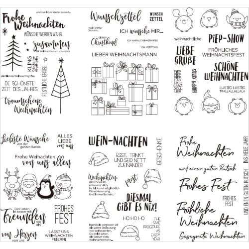 German Clear Stamp Or stamp for DIY Scrapbooking/Card Making/Kids Fun Decoration Supplies A228