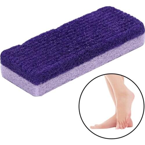 2019 New Pedicure Foot Grinding Tool Pumice Stone Non-Slip Callous Remover Purple Portable Rasp File Feet Care Drop Shipping
