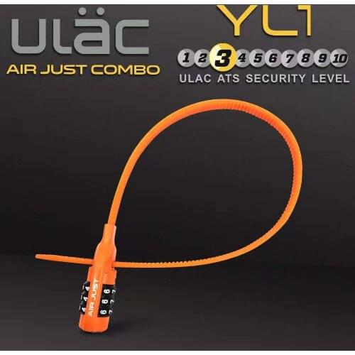 2021 Newer ULAC Bicycle Lock rack password Helmet Lock Fashion trend Light Weight Pocket Size Plastic Steel Bike Safety Lock