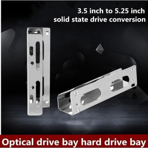 Optical drive bit hard drive bay 3.5 to 5.25 inch hard drive bracket desktop solid state drive conversion 20pair