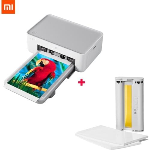Original Xiaomi Mijia Mi Photo Printer Heat Sublimation Finely Restore True Color Auto Multiple Wireless Remote Portable printer