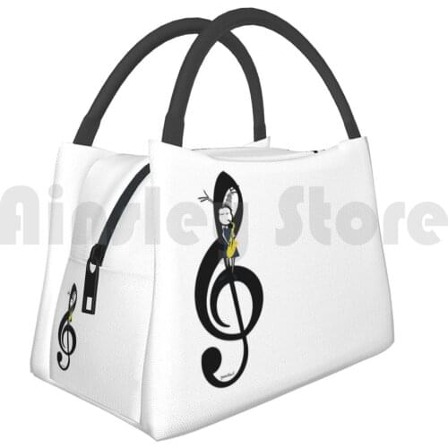 Portable Insulation Bag High Sax Life High Sax Sax Saxophone Saxophonist Bassoon Guastevi Moon Lluna