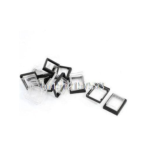 10Pcs Black Frame Clear Silicone Waterproof Cap for KCD2 Rocker Switch