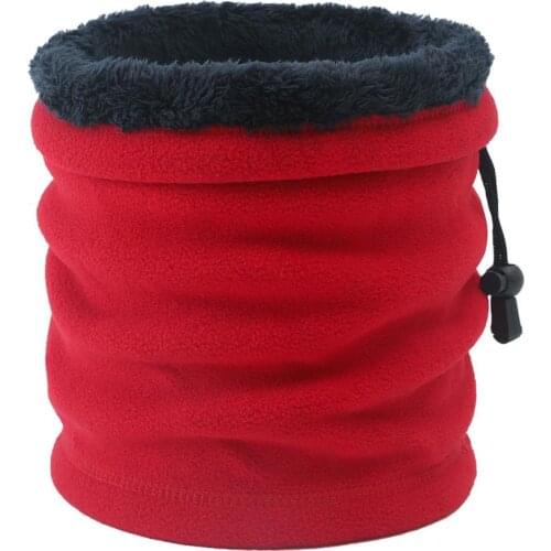 New Winter Scarf For Men Women Plush Ring Scarf Adult Thickened Scarves Children Neck Wool Collar Warm Plus Velvet Neck Scarves