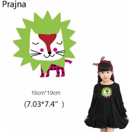 Cute Animal Iron On Transfers Tiger Patch Childrens Clothes Heat Transfers For Clothes Patch DIY Child Patch On Clothes D