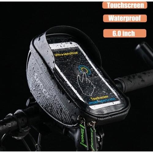 Sireck 6.0" Waterproof Road Bike GPS Stand Support Phone Holder Mount Bracket Bicycle Handlebar Smart Mobile Phone Holder