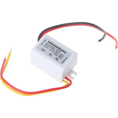 New 1pc Waterproof DC Converter 12V Step Down to 6V 3A 15W Power Supply Module