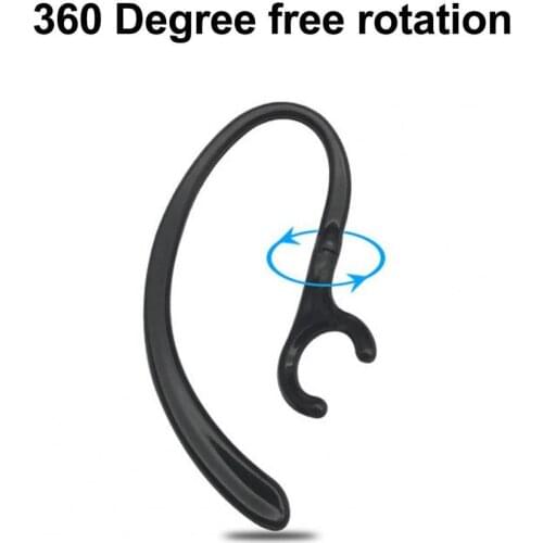 6/7/8/9mm 360 Degree Rotatable Anti-falling Ear Hook Clip Earphone Accessory