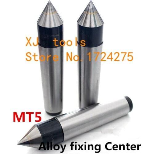 1 PCS Lathes Tailstock Machine Tool MT5 Morse Taper Alloy Solid Dead Center Drilling Lathe machine Support the Tailstock End