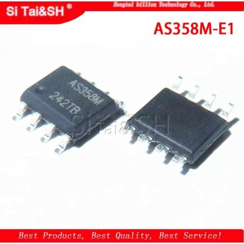 20PCS AS358M-E1 AS358M SOP8 New LCD high voltage board logic IC chip IC