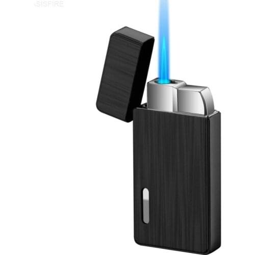 2020 Ping Sound Torch Lighter Gas Window Jet Lighter Metal Turbo 1300 C Windproof Cigar Pipe Lighter Outdoor Gadgets For Men