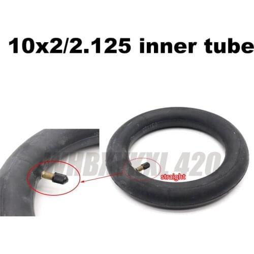 10x2.125 inch electric scooter accessories 90 degree inner tube 10 inch inner tires durable pneumatic thicken wheels