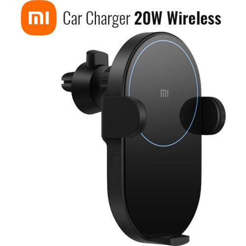 Original Xiaomi Mijia Wireless Car Charger 20W High Power fast charge Inductive electric clamp arm of many phone model mi iphone