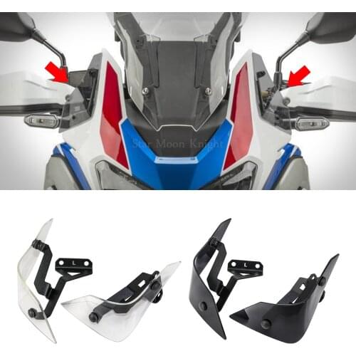 Motorcycle Side Windshield Windscreen Handshield Wind Deflector For Honda CRF 1100 L CRF1100L Africa Twin Adventure Sports 2020
