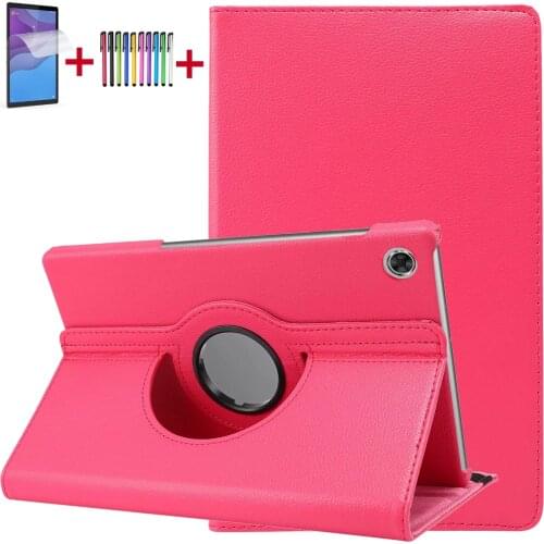 For Lenovo Tab M10 Plus TB-X606X F 10.3 inch 360 Degree Rotating Stand Tablet Cover For Tab M8 M10 X306 X505 X605 10.1'' Case