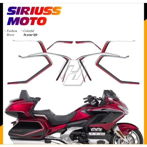 Motorcycle Touring Graphic Decal Kit Case for HONDA Goldwing GL1800 2018-2020