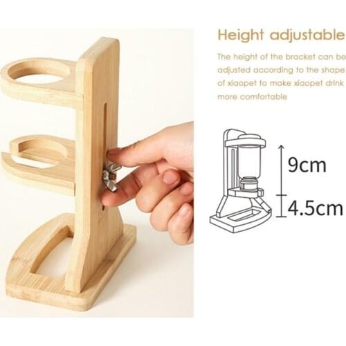 Wooden Hamster Drinker Water Bottle Dispenser Feeder Hanging Pet Dog Guinea Pig Squirrel Rabbit Drinking Head Pipe Fountain